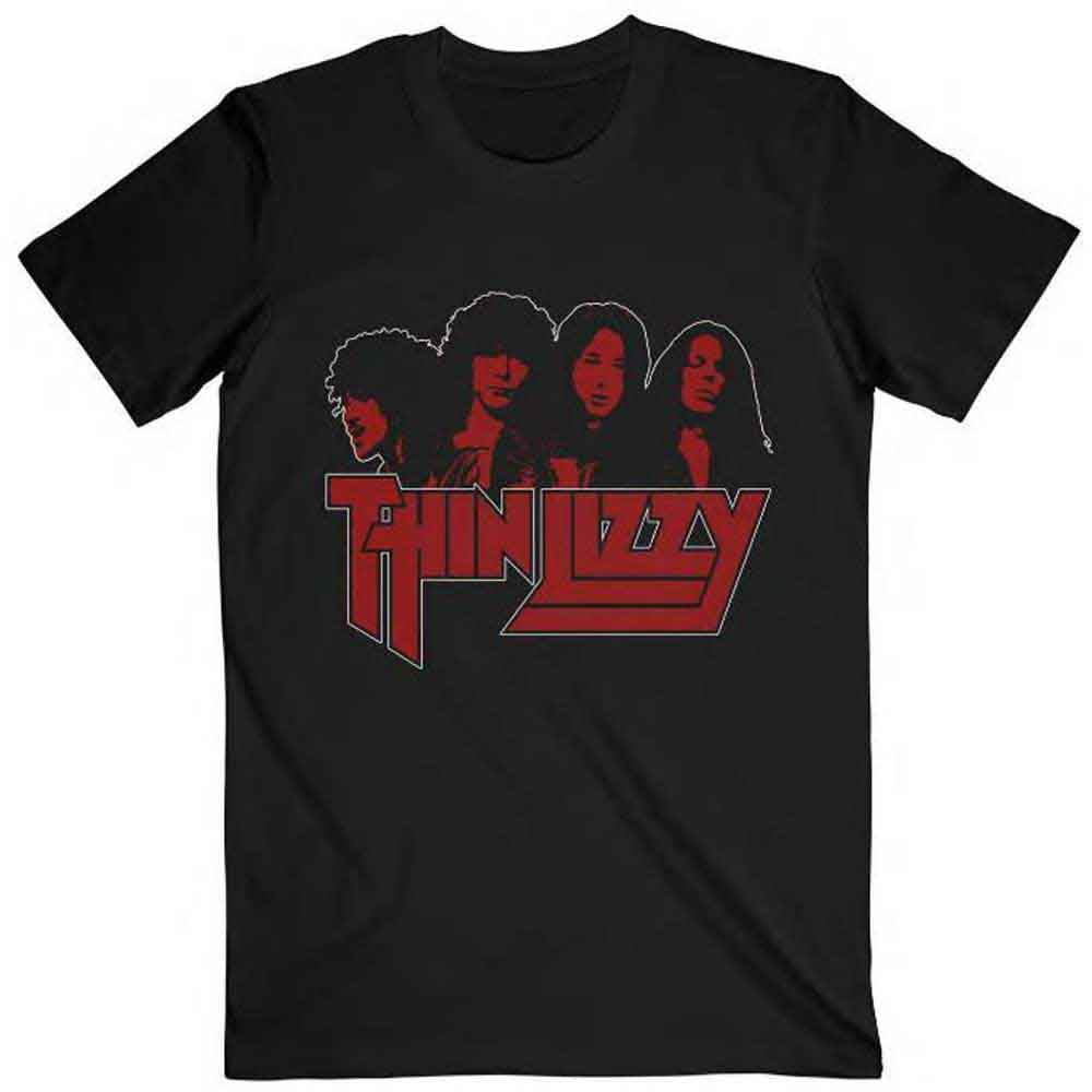 Thin Lizzy - Band Photo Logo Black