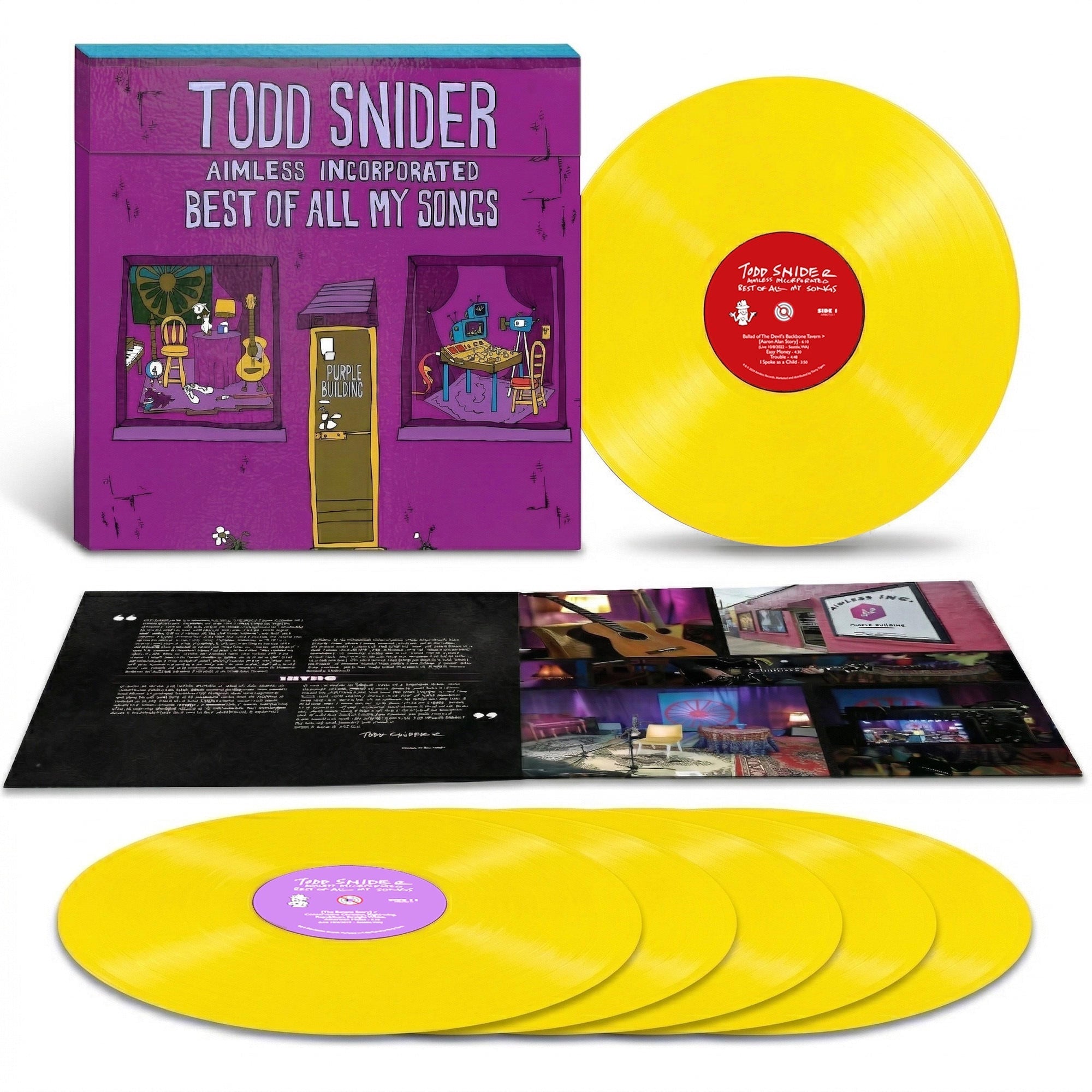 Todd Snider - Best Of All My Songs (Indie Exclusive Box Set) [Yellow Vinyl] [6LP]