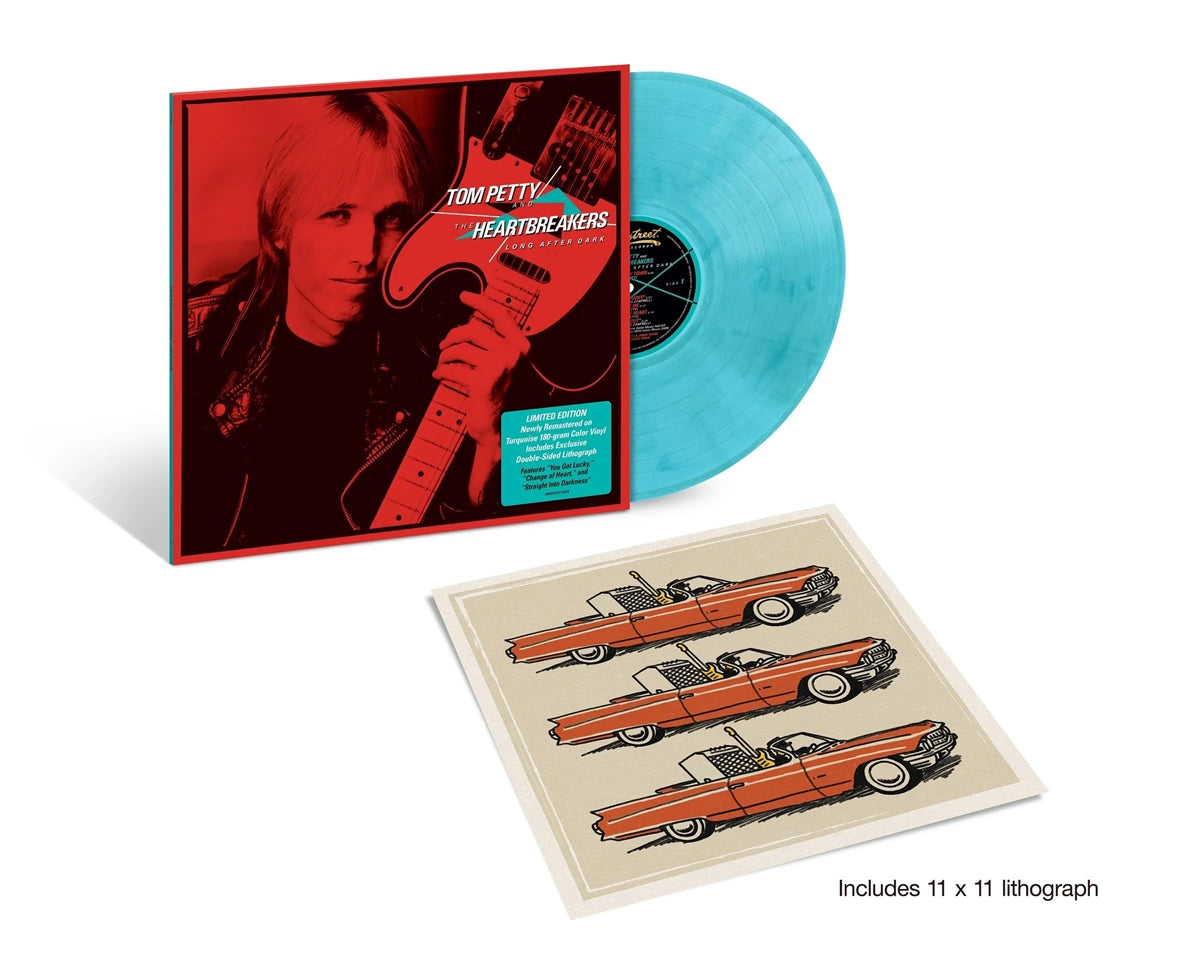 Tom Petty And The Heartbreakers - Long After Dark (Indie Exclusive, Limited Edition, Turquoise Colored Vinyl, Lithograph)