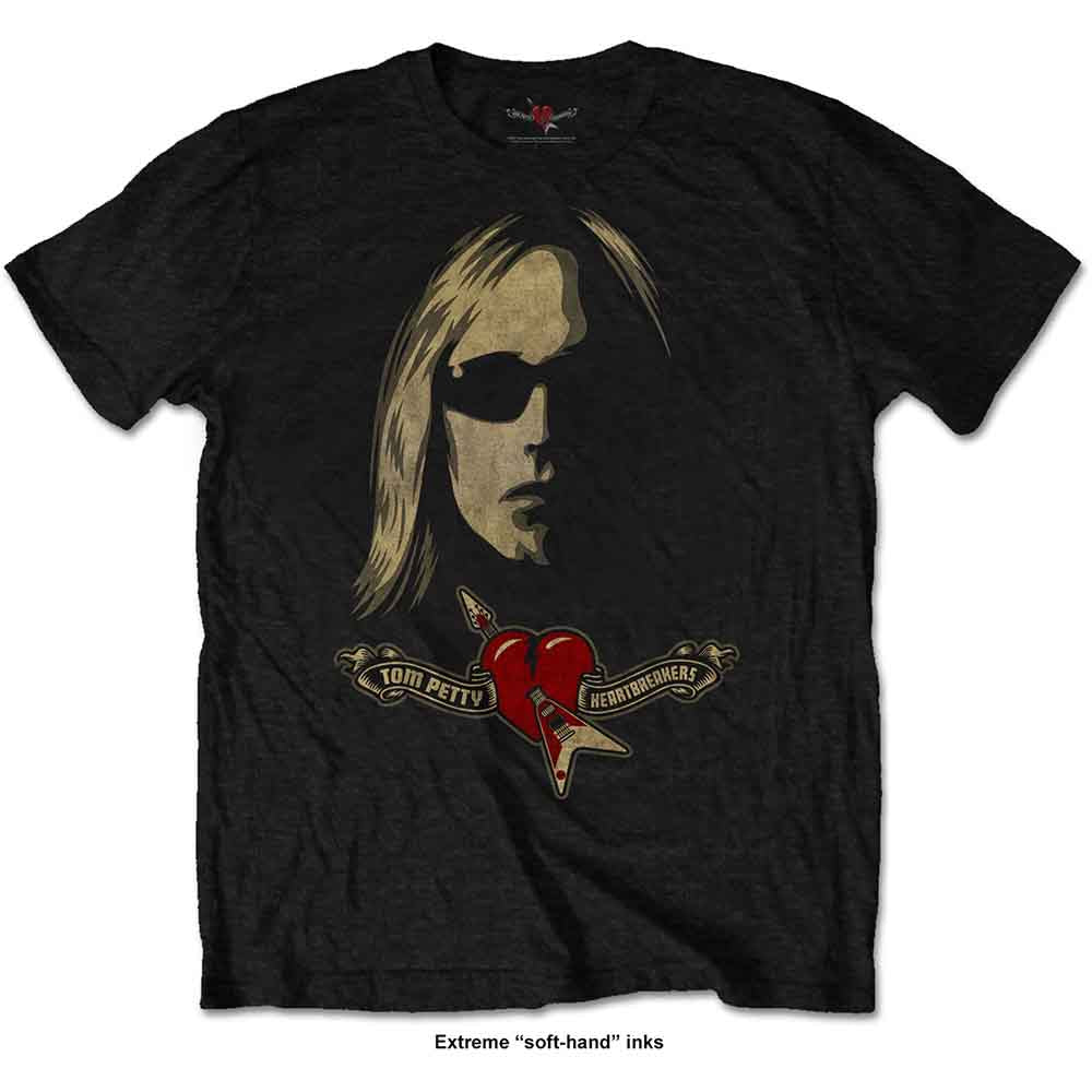 Tom Petty & The Heartbreakers - Shades & Logo Black