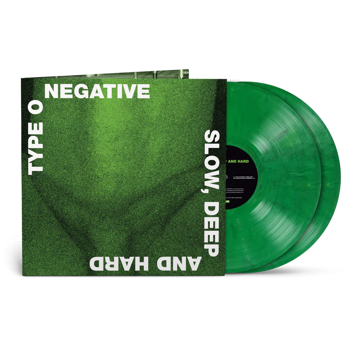 Type O Negative - Slow Deep And Hard (ROCKTOBER 2024 Exclusive 2xLP Green & Black Marble Vinyl)