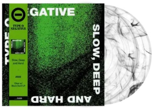 Order Type O Negative - Slow Deep And Hard (Indie Exclusive Clear w/ Black Swirl Vinyl)