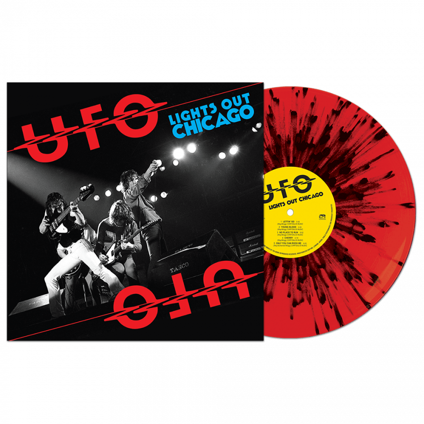 Ufo - Lights Out IN Chicago (Limited Edition,Colored Vinyl, Red & Black Splatter)