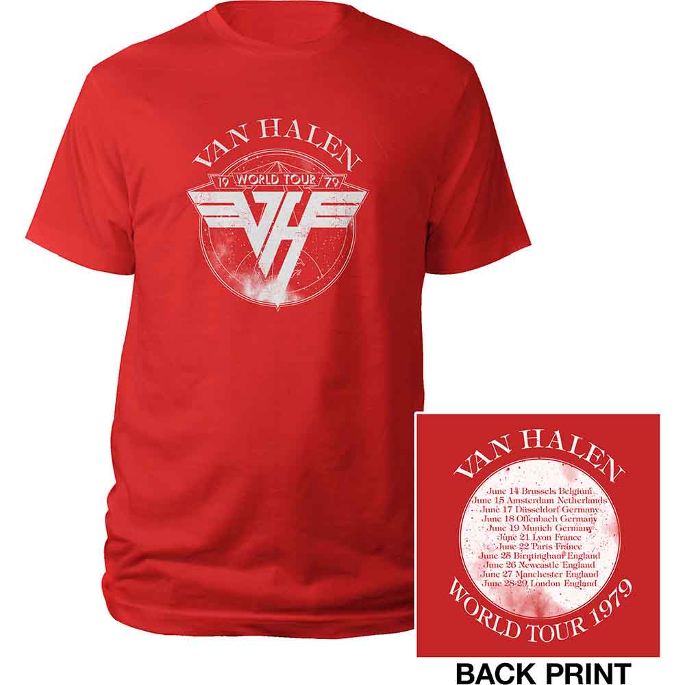 Van Halen - 1979 Tour Red