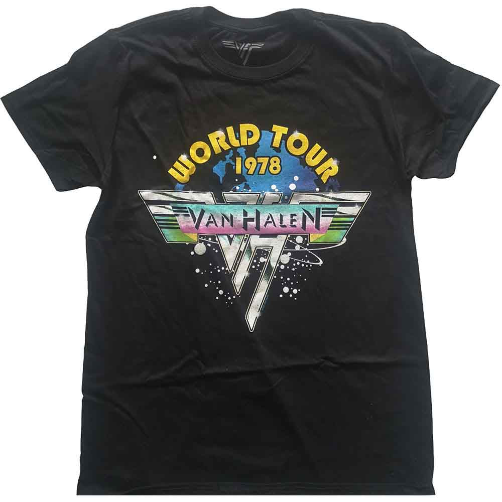 Van Halen - World Tour '78 Full Colour Black
