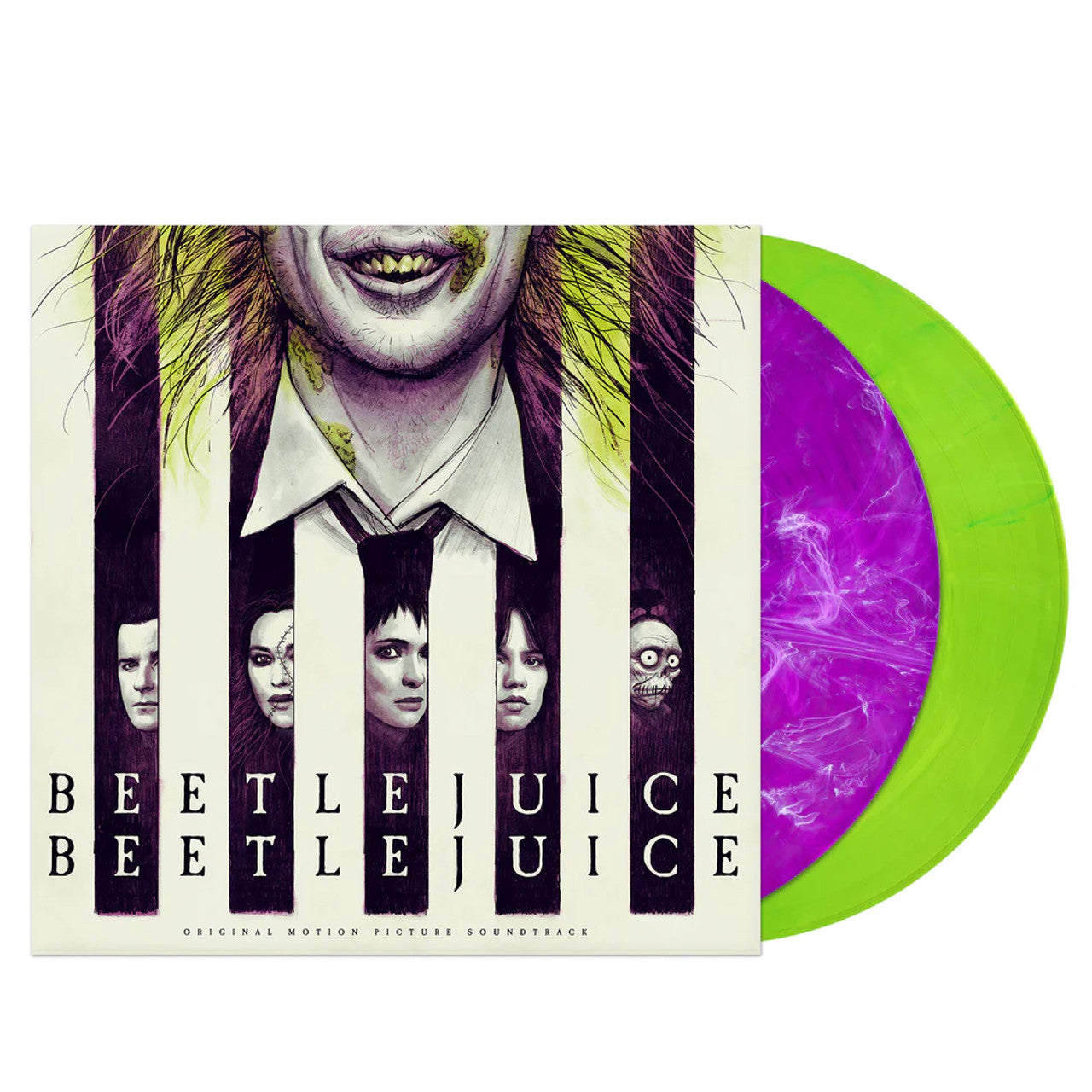 Order Various Artists - Beetlejuice Beetlejuice Original Motion Picture Soundtrack (Purple/White Smoke & Fluorescent Green Vinyl)