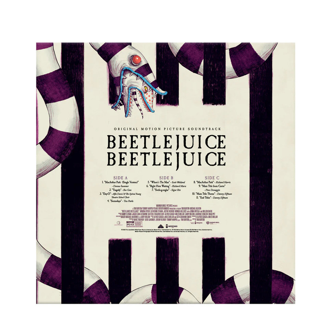 Order Various Artists - Beetlejuice Beetlejuice Original Motion Picture Soundtrack (Purple/White Smoke & Fluorescent Green Vinyl)