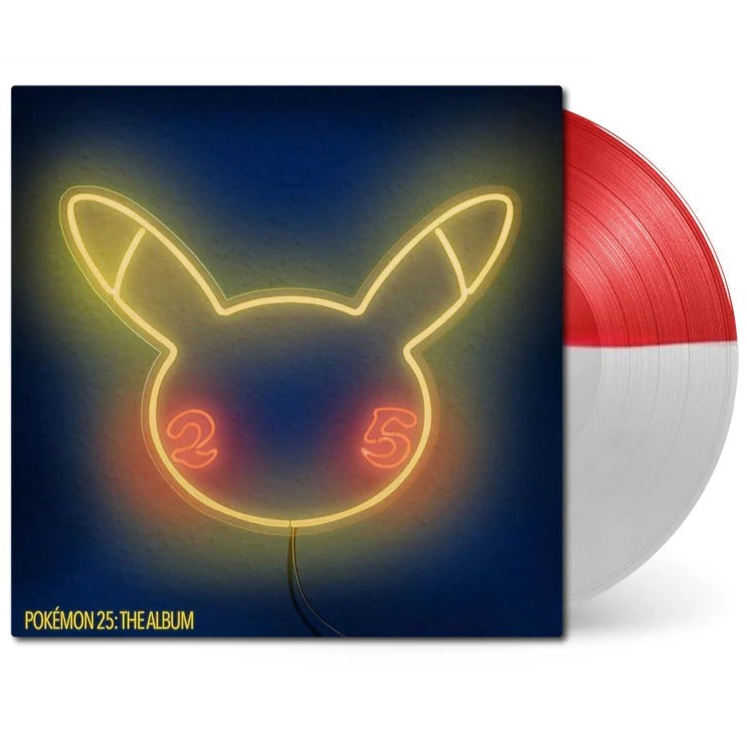 Various Artists - Pokemon 25: The Album (Limited Edition, Red & White Two-Tone Vinyl, Poster)
