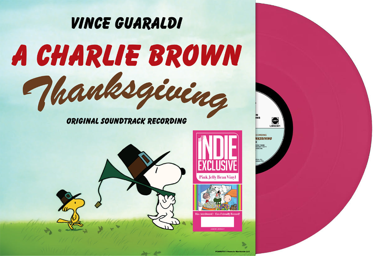 Vince Guaraldi - A Charlie Brown Thanksgiving (Indie Exclusive) [Pink Jelly Bean Vinyl]