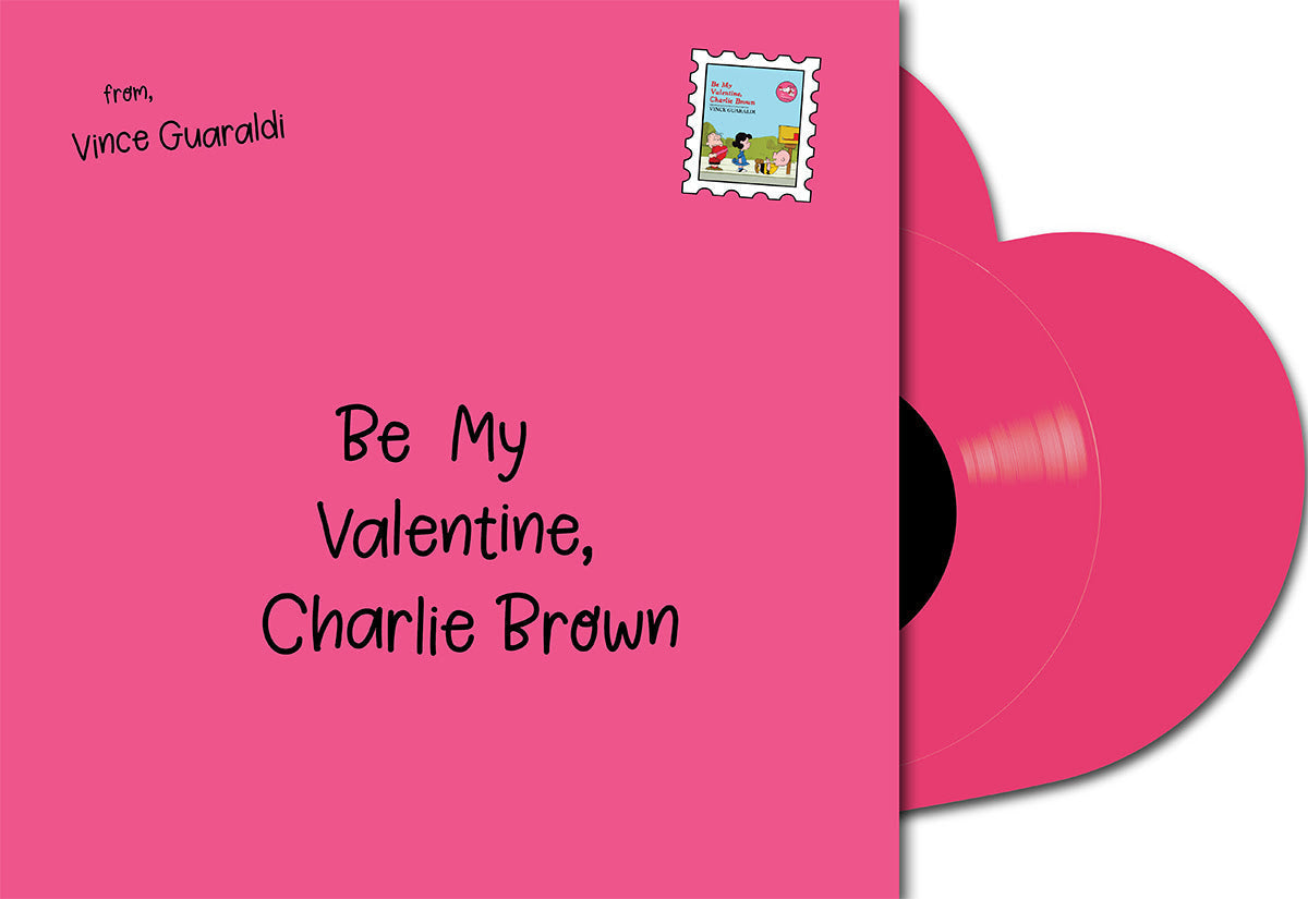 Vince Guaraldi - Be My Valentine, Charlie Brown (Indie Exclusive) [Pink Heart Shaped Vinyl]
