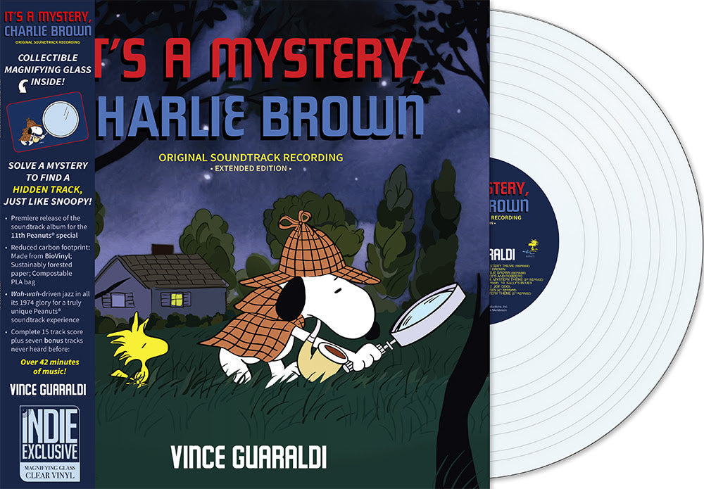 Vince Guaraldi - It'S A Mystery, Charlie Brown (Indie Exclusive) [Magnifying Glass Clear Vinyl]