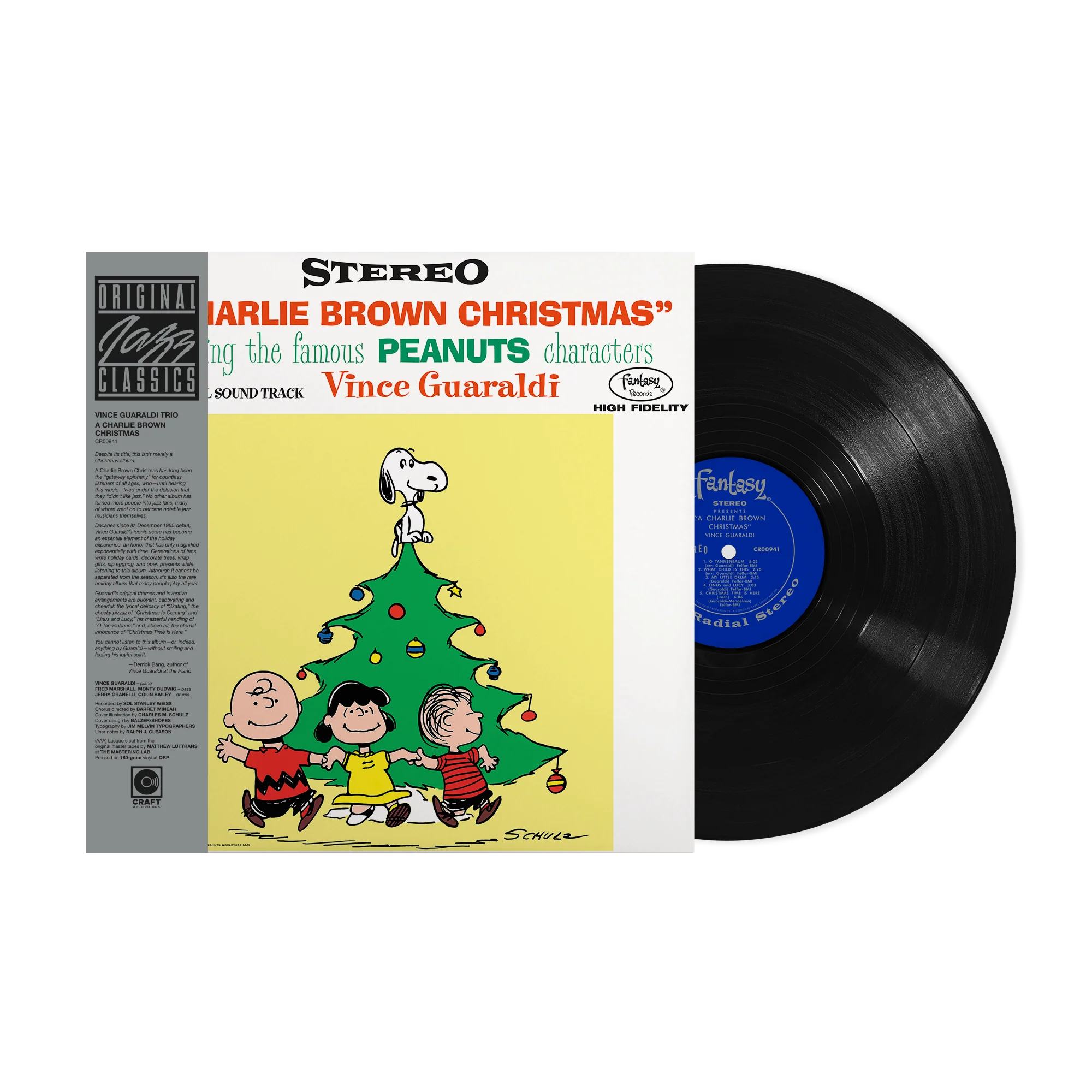 Vince Guaraldi Trio - A Charlie Brown Christmas (Original Jazz Classics Series) [180G LP]