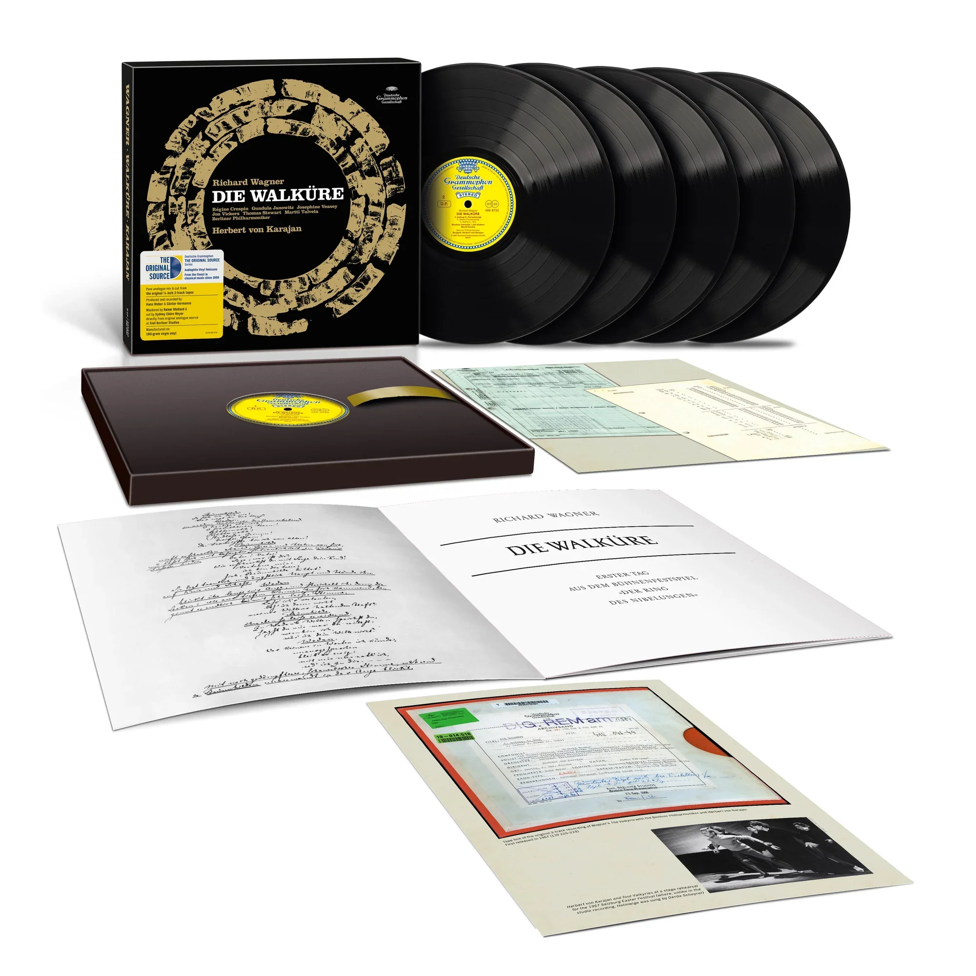 Berliner Philharmoniker/Herbert von Karajan - Wagner: Die Walkure (The Original Source Series) (180G) [5LP]