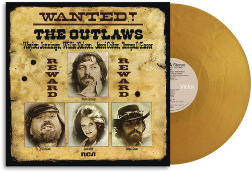 Waylon Jennings & Nelson Colter Glaser - Wanted! The Outlaws (50th Anniversary) [Gold Vinyl]