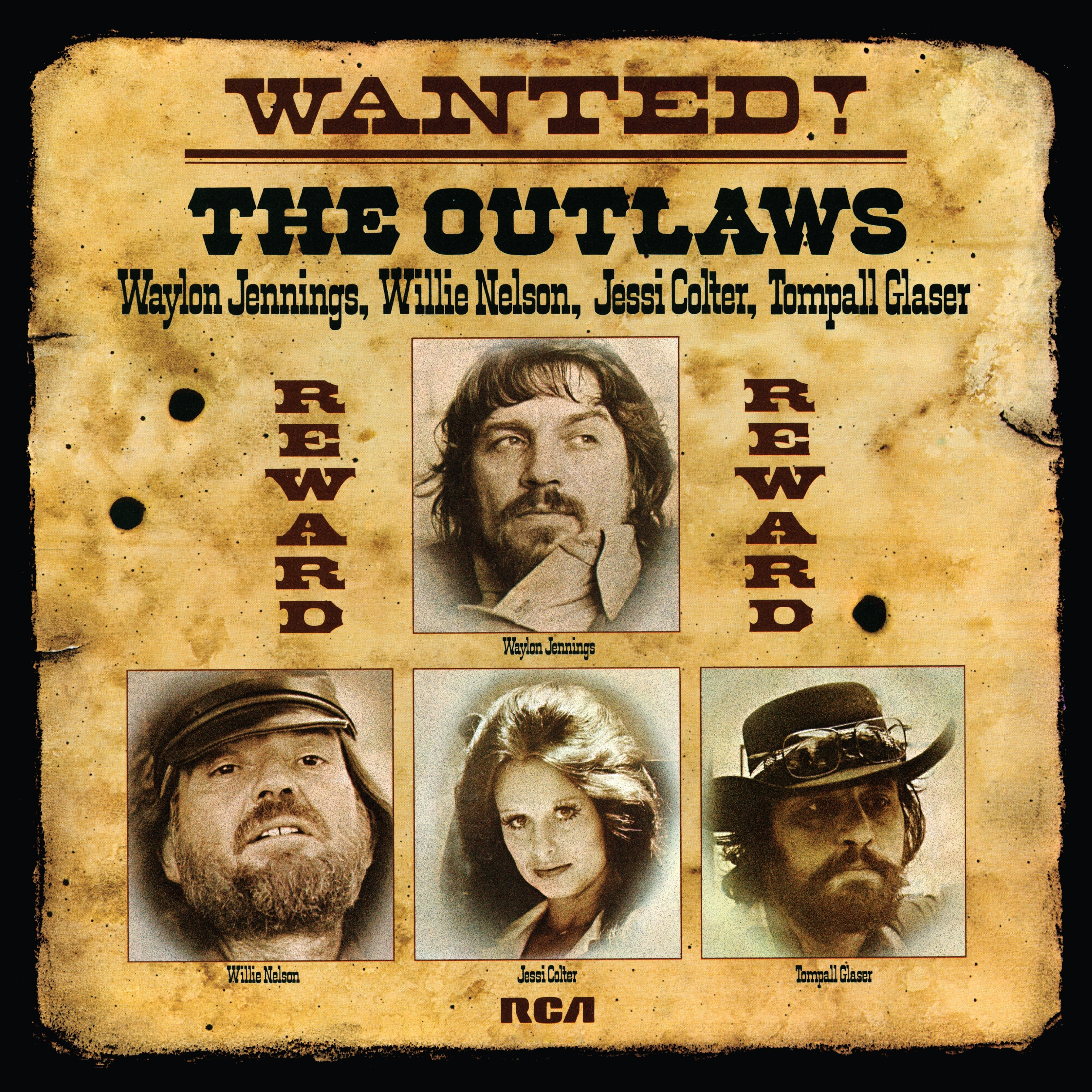 Waylon Jennings & Nelson Colter Glaser - Wanted! The Outlaws (50th Anniversary) [Gold Vinyl]