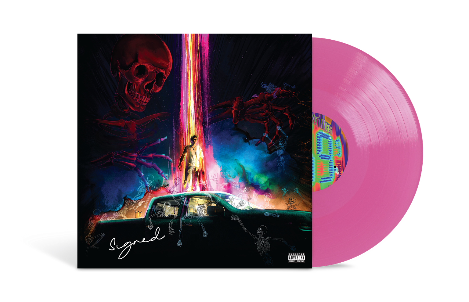 Wyatt Flores - Scared Of Heights [Neon Pink LP] [Signed]
