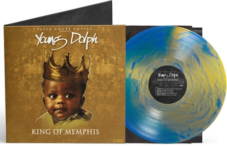 Young Dolph - King of Memphis (10th Anniversary Edition) [Explicit Content] (Limited Edition, Royalty Blue & Gold Galaxy Colored Vinyl)