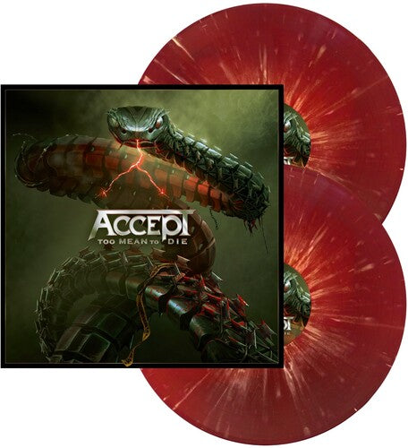 Buy Accept - Too Mean To Die (Red with White Splatter Vinyl)