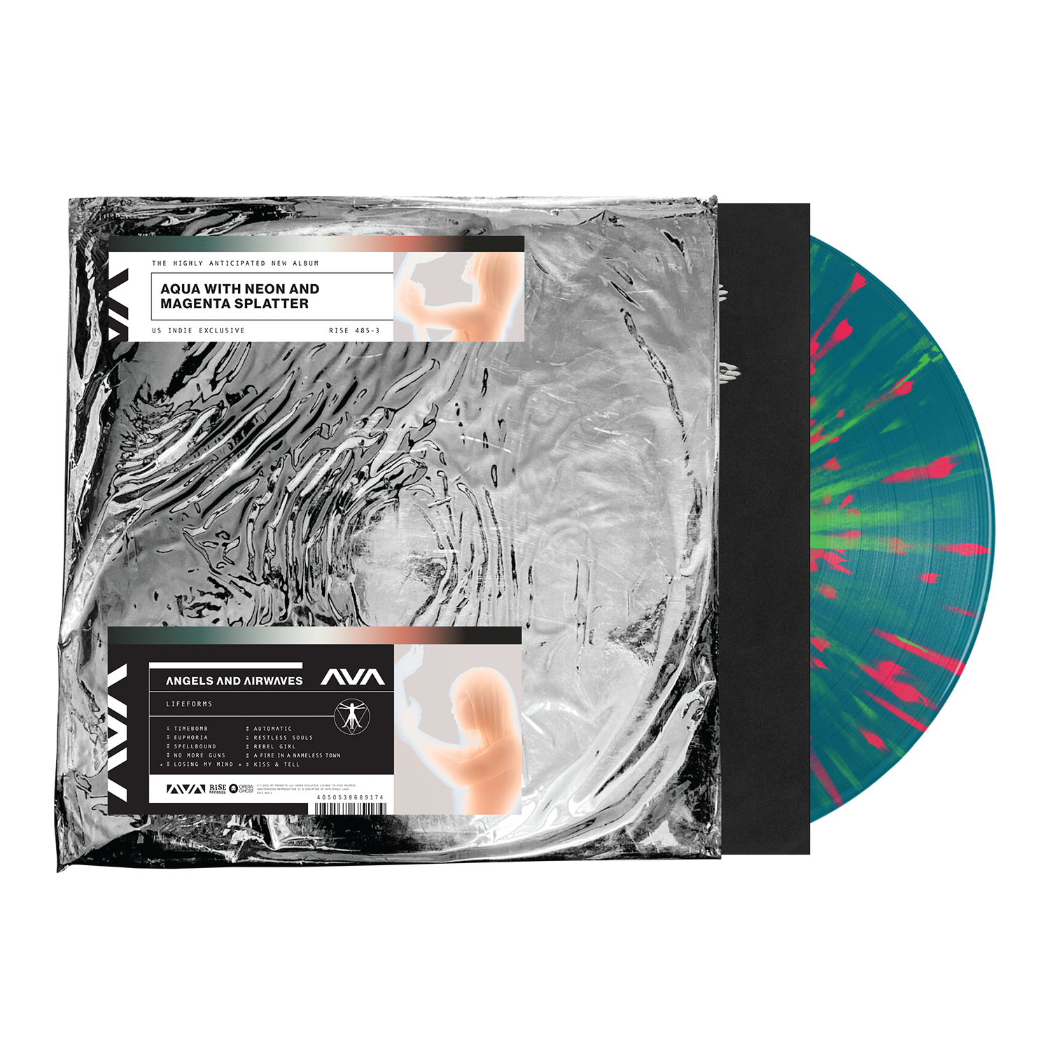 Buy Angels & Airwaves - Lifeforms (Indie Exclusive, Limited Edition Aqua with Neon and Magenta Splatter Vinyl)