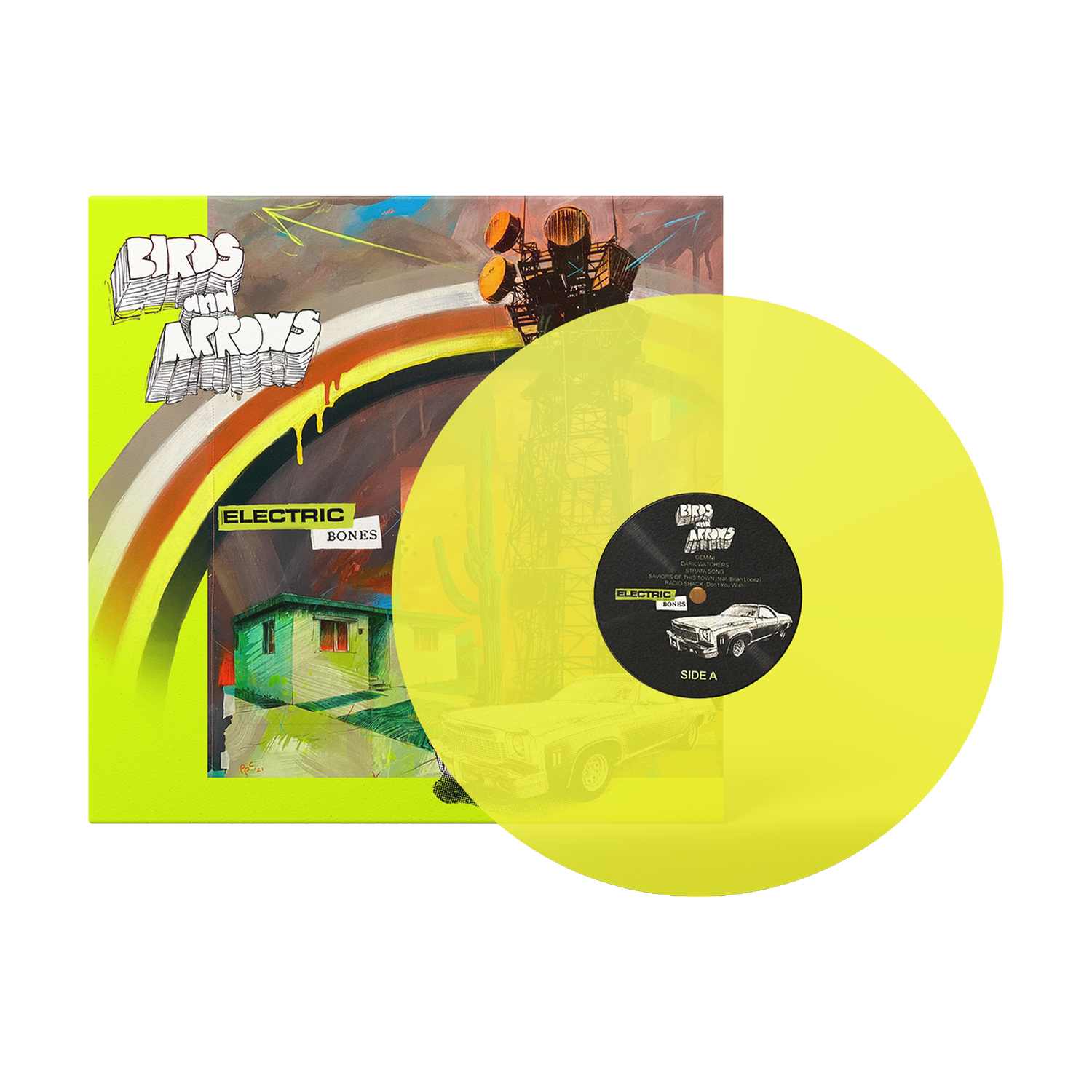 Buy Birds and Arrows - Electric Bones (Translucent Yellow Vinyl)