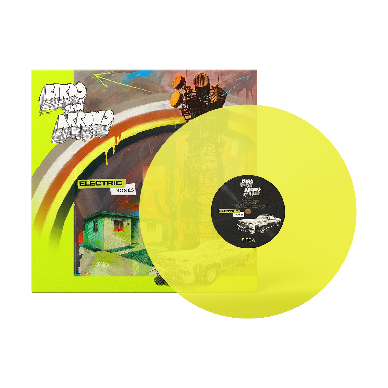 Birds and Arrows - Electric Bones (Translucent Yellow Vinyl)
