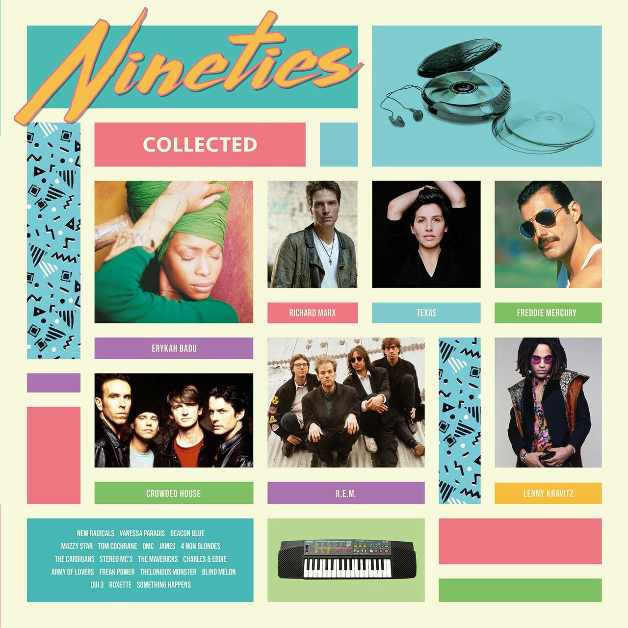 Buy Various Artists - Nineties Collected (Import, Numbered, Limited Edition 2xLP Crystal Clear Vinyl)