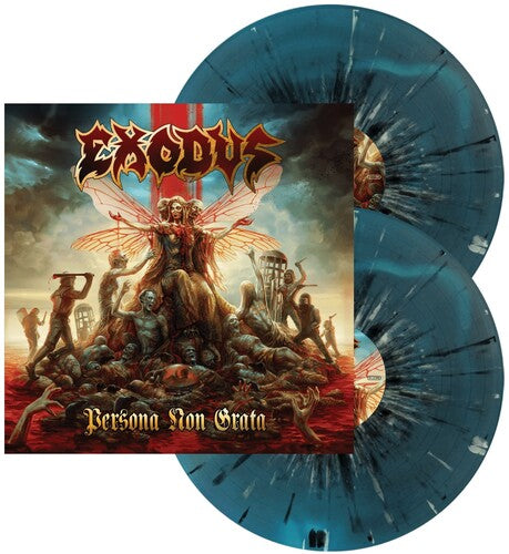 Buy Exodus - Persona Non Grata (Blue Swirl w/ Bone & Black Splatter Vinyl)