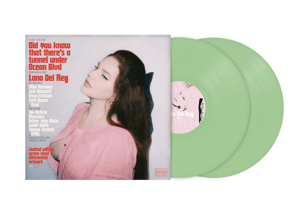 Order Lana Del Rey - Did you know that there’s a tunnel under Ocean Blvd (Indie Exclusive, Limited Edition Light Green 2xLP with Alternate Cover)