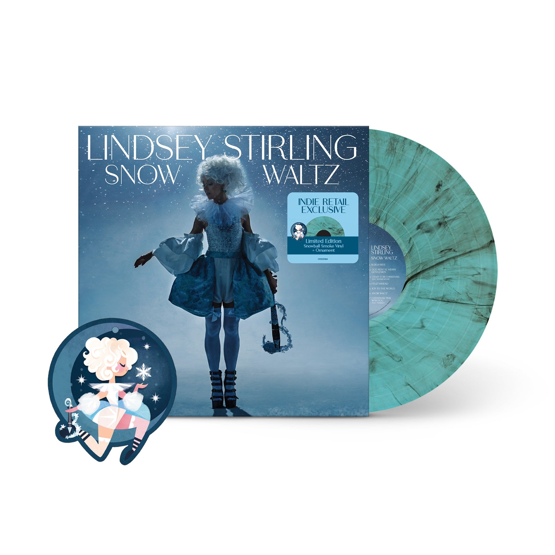 Buy Lindsey Stirling - Snow Waltz (Indie Exclusive, Limited Edition, Snowball Smoke Vinyl + Ornament)