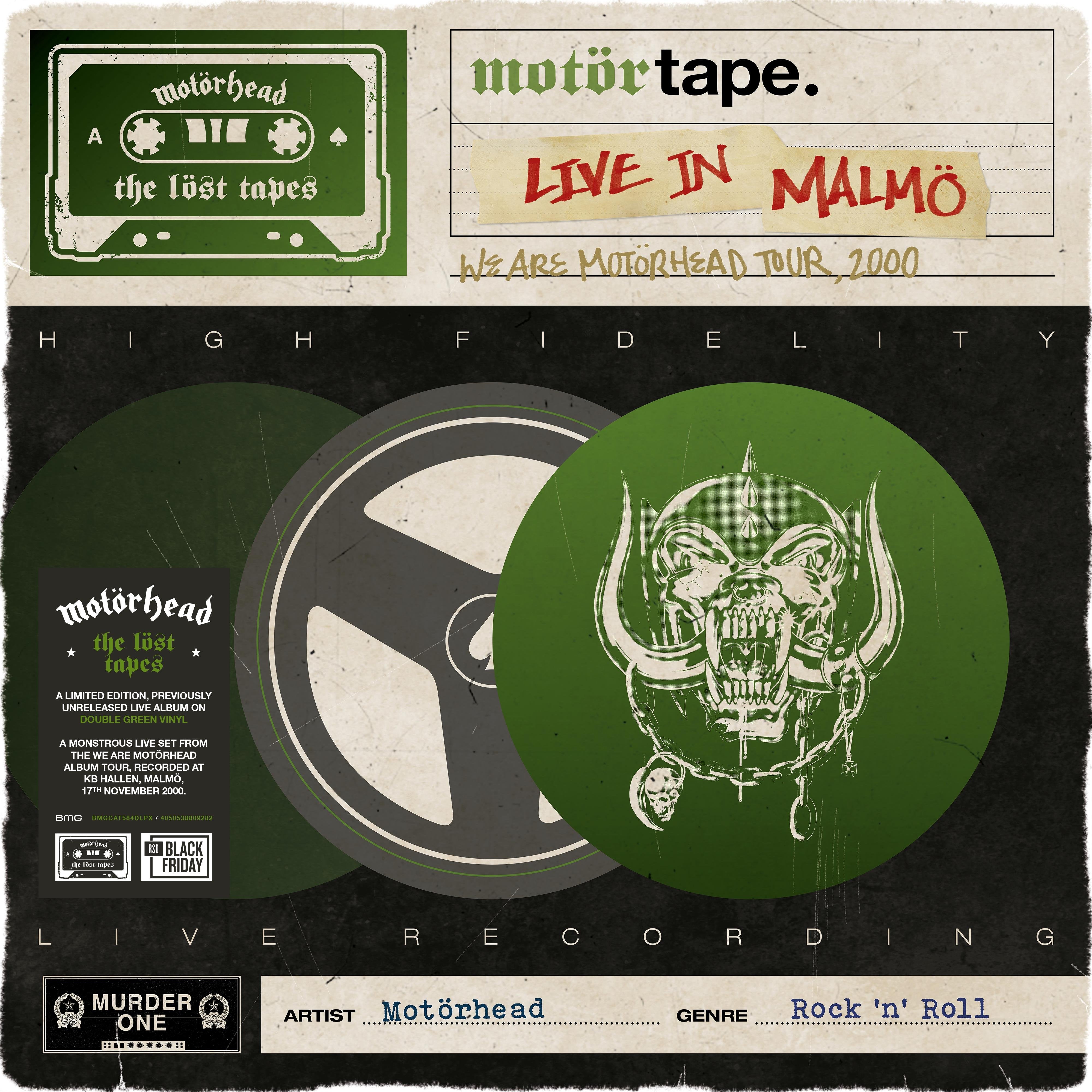 Buy Motörhead - The Lost Tapes Vol. 3: Live In Malmo 2000 (RSD Exclusive, 2xLP Green