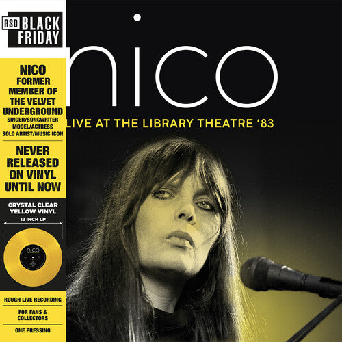 Buy Nico - Live At The Library Theatre '83 (RSD Exclusive, Crystal Clear Yellow Tint Color Vinyl)