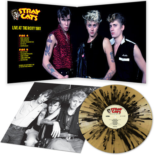 Buy Stray Cats - Live At The Roxy 1981 (Limited Edition, Gatefold Jacket, Gold & Black Splatter Vinyl)
