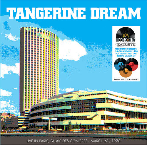 Order Tangerine Dream - Live in Paris, Palais Des Congres (RSD Exclusive, 3xLP Blue, Red, Orange Vinyl)