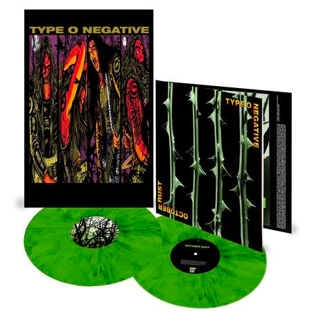Buy Type O Negative - October Rust  (2xLP Green & Black Vinyl + Poster)